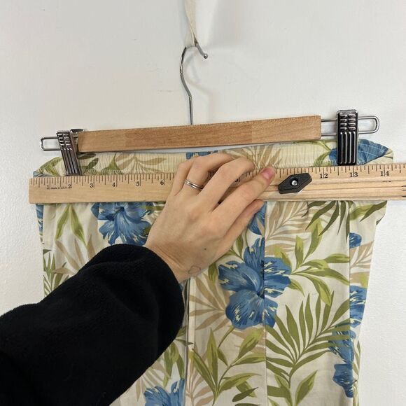 Y2K Peep Studio Juniors Size 3 White Blue Floral Strapless Summer Dress USA VTG - Picture 8 of 14